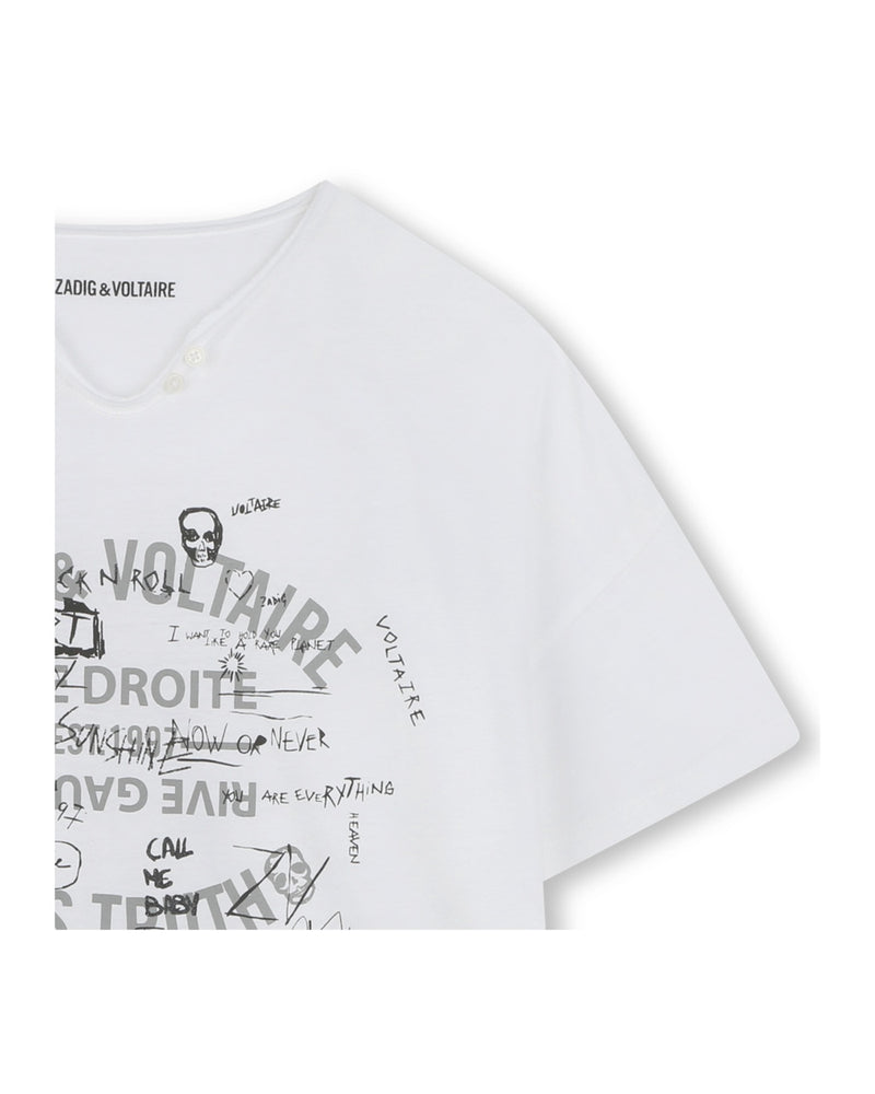 T-Shirt Manches Courtes - P Blanc - Fille