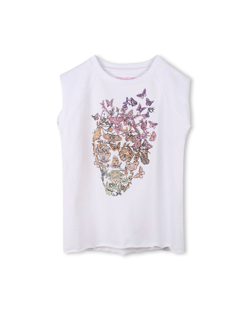 T-Shirt - P Blanc - Fille