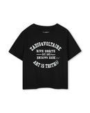 T-Shirt Manches Courtes - B Black - Fille