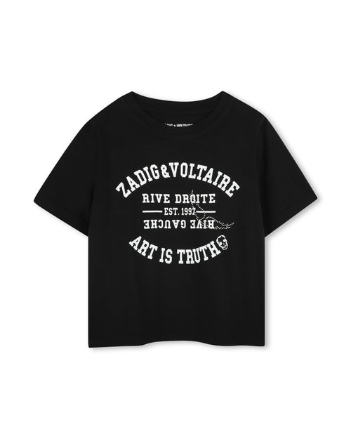 T-Shirt Manches Courtes - B Black - Fille