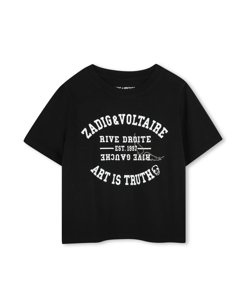 T-Shirt Manches Courtes - B Black - Fille