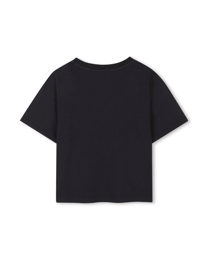 T-Shirt Manches Courtes - B Black - Fille