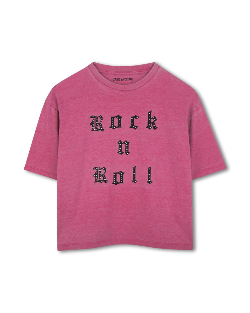 T-Shirt Manches Courtes - Groseille - Fille