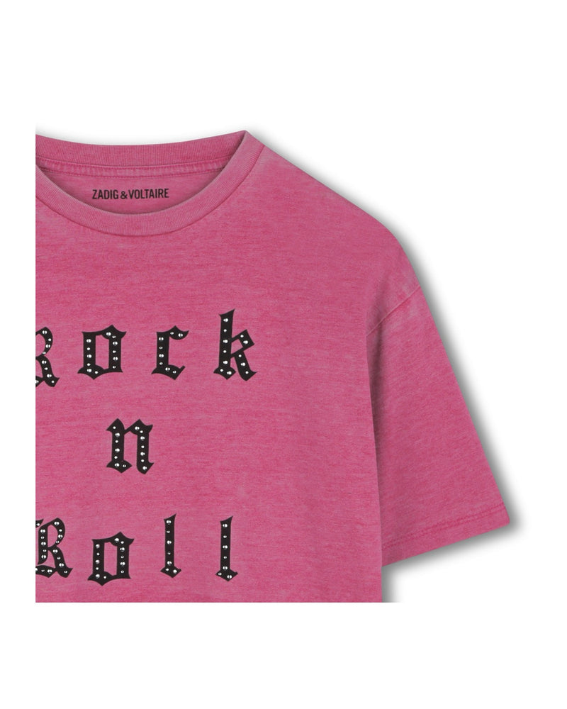 T-Shirt Manches Courtes - Groseille - Fille