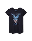 T-Shirt Manches Courtes - E Dark Blue - Fille