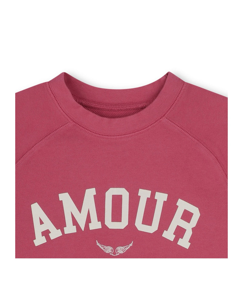 Sweat - Groseille - Fille