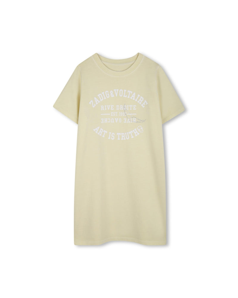 Robe Courte - Jaune Acidul - Fille