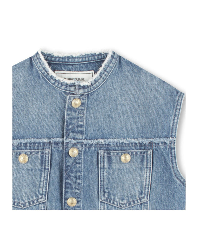 Veste Denim - Zdouble Stone - Fille