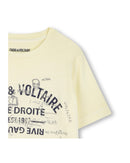 T-Shirt Manches Courtes - Jaune Acidul - Garçon