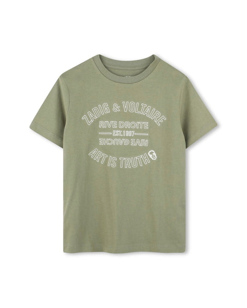T-Shirt Manches Courtes - Deep Olive - Garçon