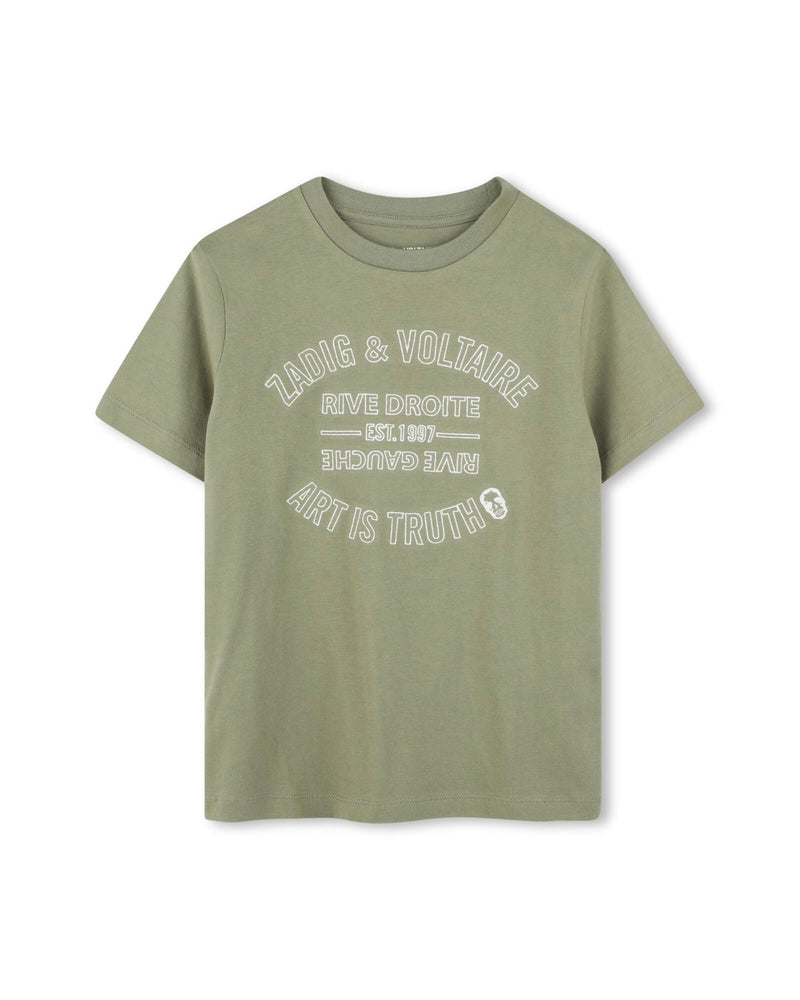 T-Shirt Manches Courtes - Deep Olive - Garçon