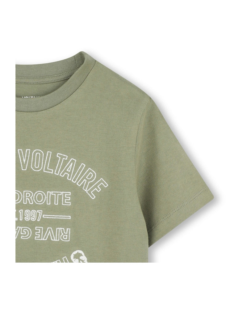 T-Shirt Manches Courtes - Deep Olive - Garçon
