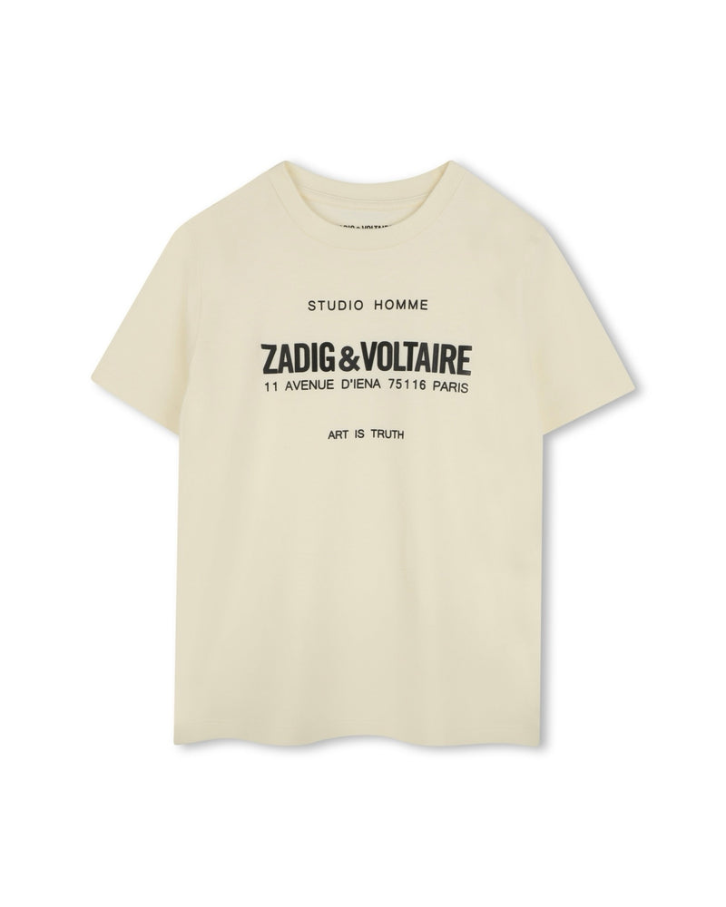 T-Shirt Manches Courtes - Milk - Garçon