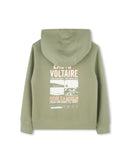 Sweat A Capuche - Deep Olive - Garçon