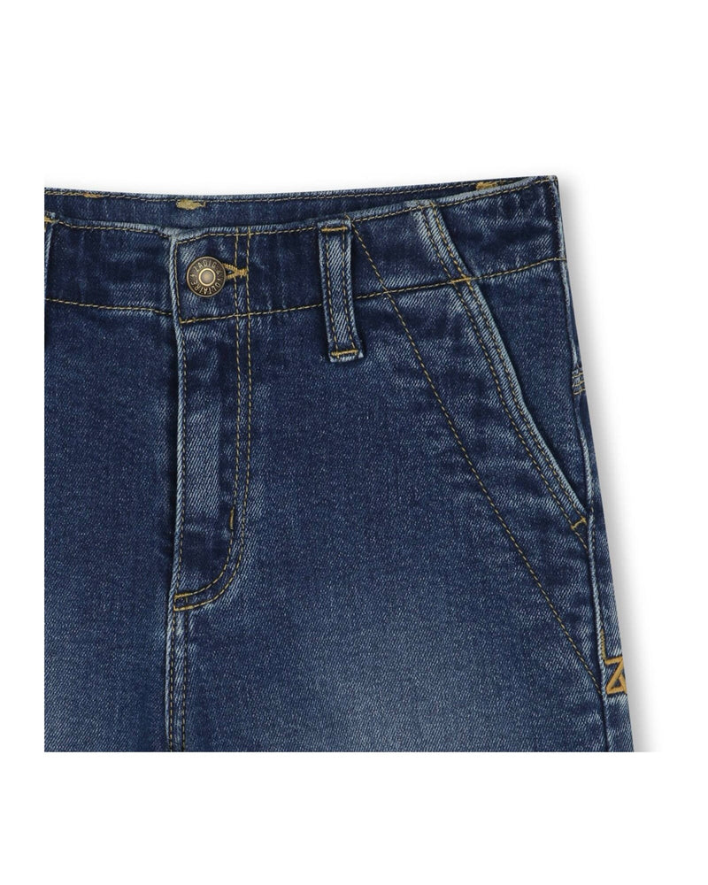 Bermuda Denim - Zbrossage - Garçon