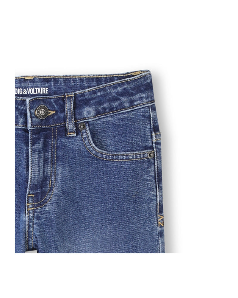 Pantalon Denim - Zbrossage - Garçon