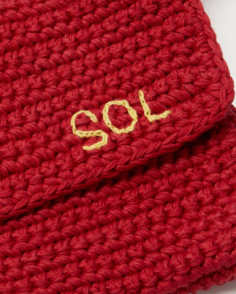 Bolso rojo solsol Bibi sostenible - silueta 3