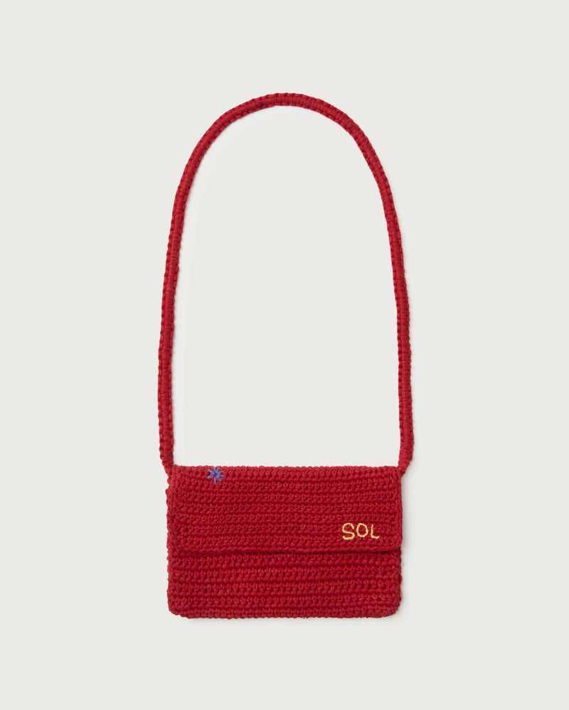 Bolso rojo solsol Bibi sostenible - 1