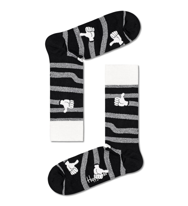 Lot De 4 Paires De Chaussettes Noires Et Blanches G - Mixte