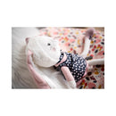 Doudou Lapin Grand Modèle En Velours Blanc