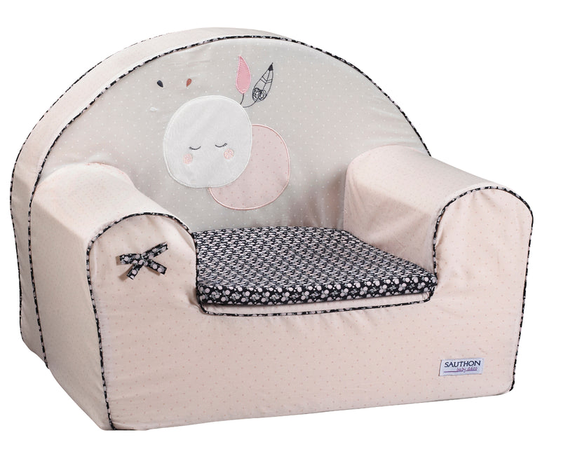 Fauteuil Club Bébé Pour Enfant En Coton Rose