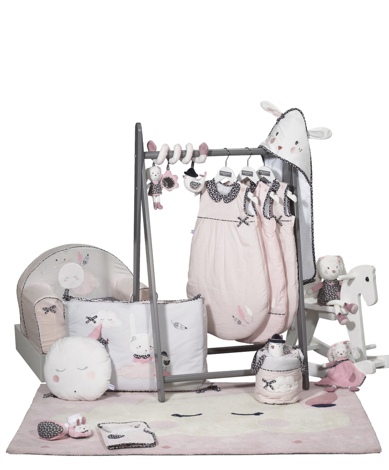 Fauteuil Club Bébé Pour Enfant En Coton Rose