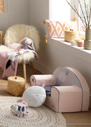 Fauteuil Club Bébé Pour Enfant En Coton Rose