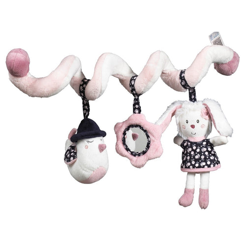 Spirale D'Activités En Velours Blanc