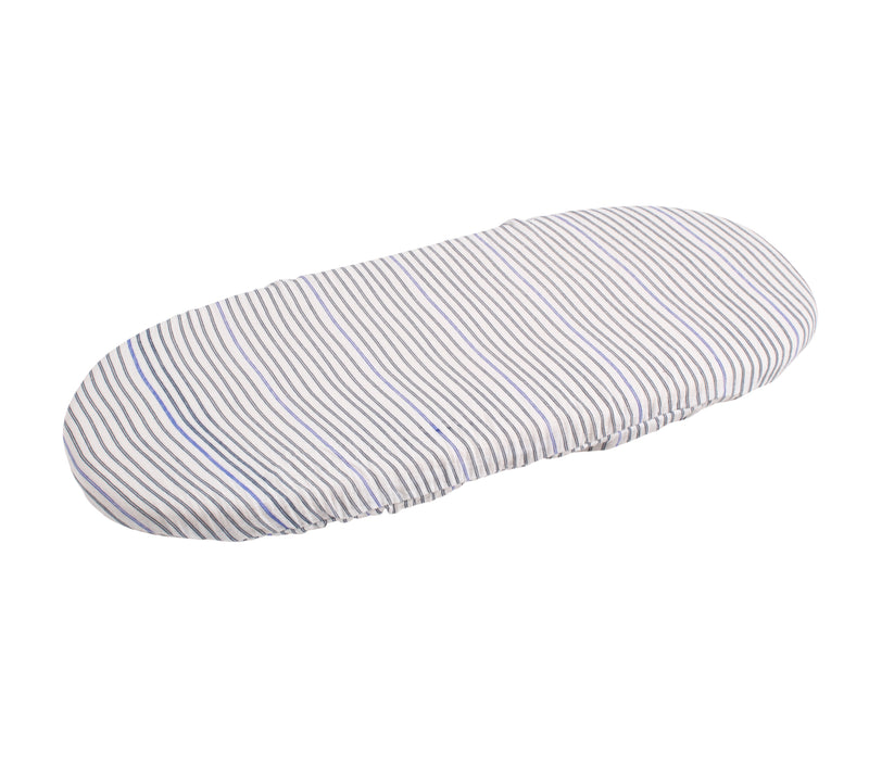 Couffin Bébé En Fibres Naturelles Avec Habillage Tissu