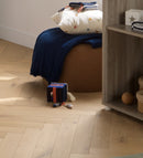 Cube D'Activites En Velours Bleu