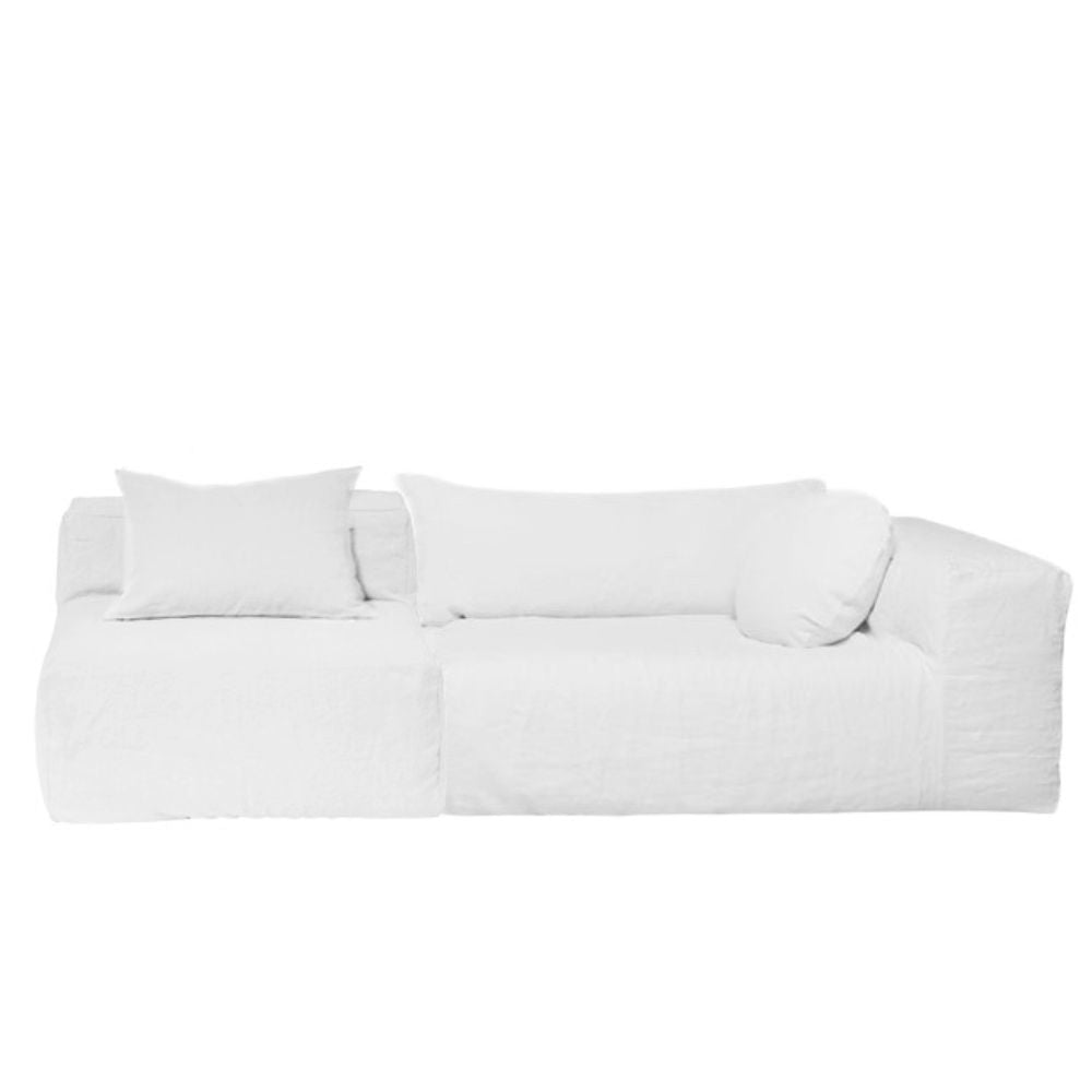 Linen Sofa - White