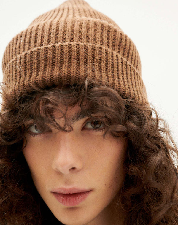 Gorro de lana Amor - Marrón