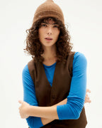 Amor Wool Beanie - Brown