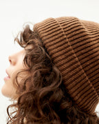 Amor Wool Beanie - Brown