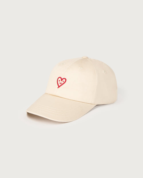 Gorra cruda cutre heart Chris sostenible - silueta 1