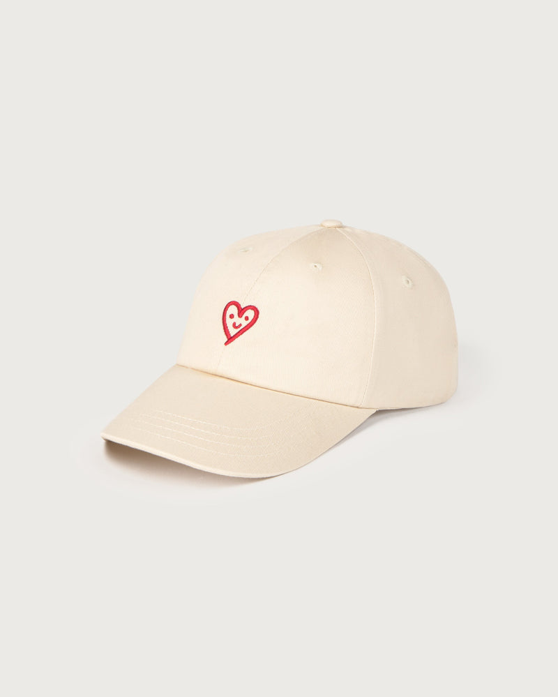 Gorra cruda cutre heart Chris sostenible - silueta 1