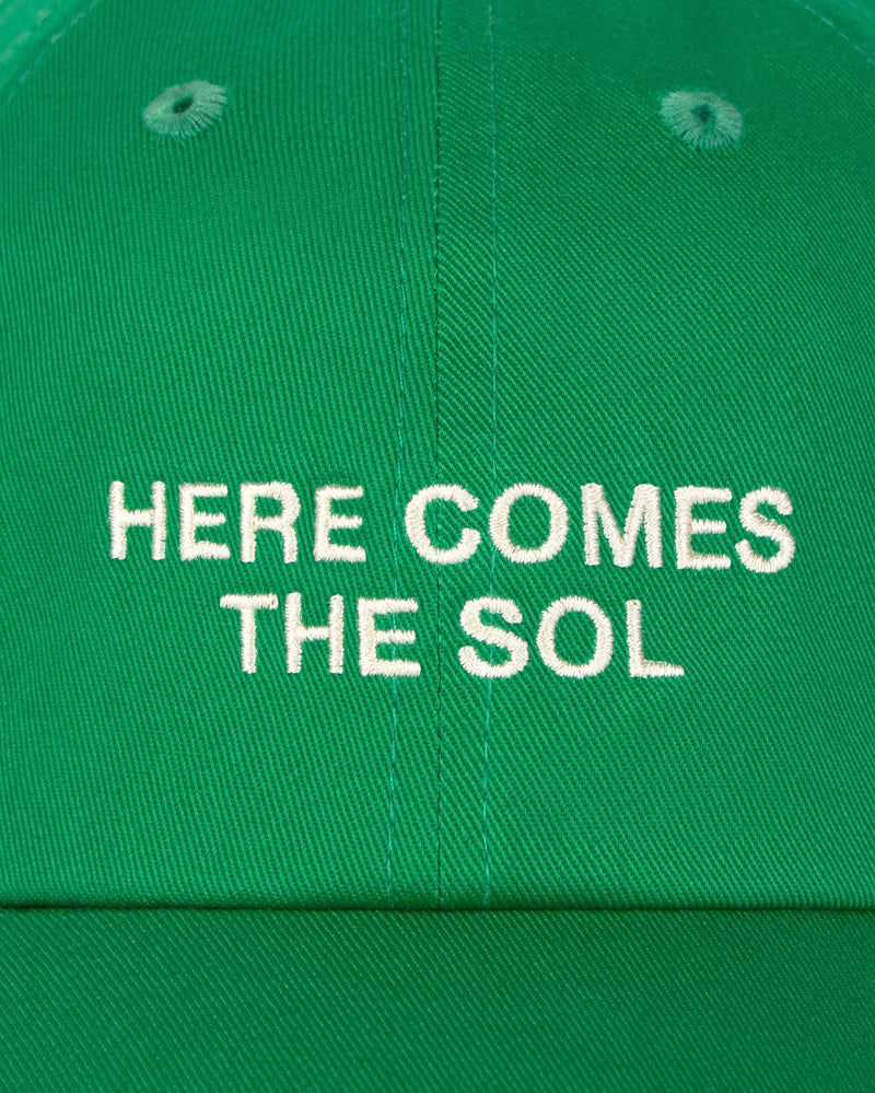 Gorra verde classic sol Chris sostenible - silueta 4