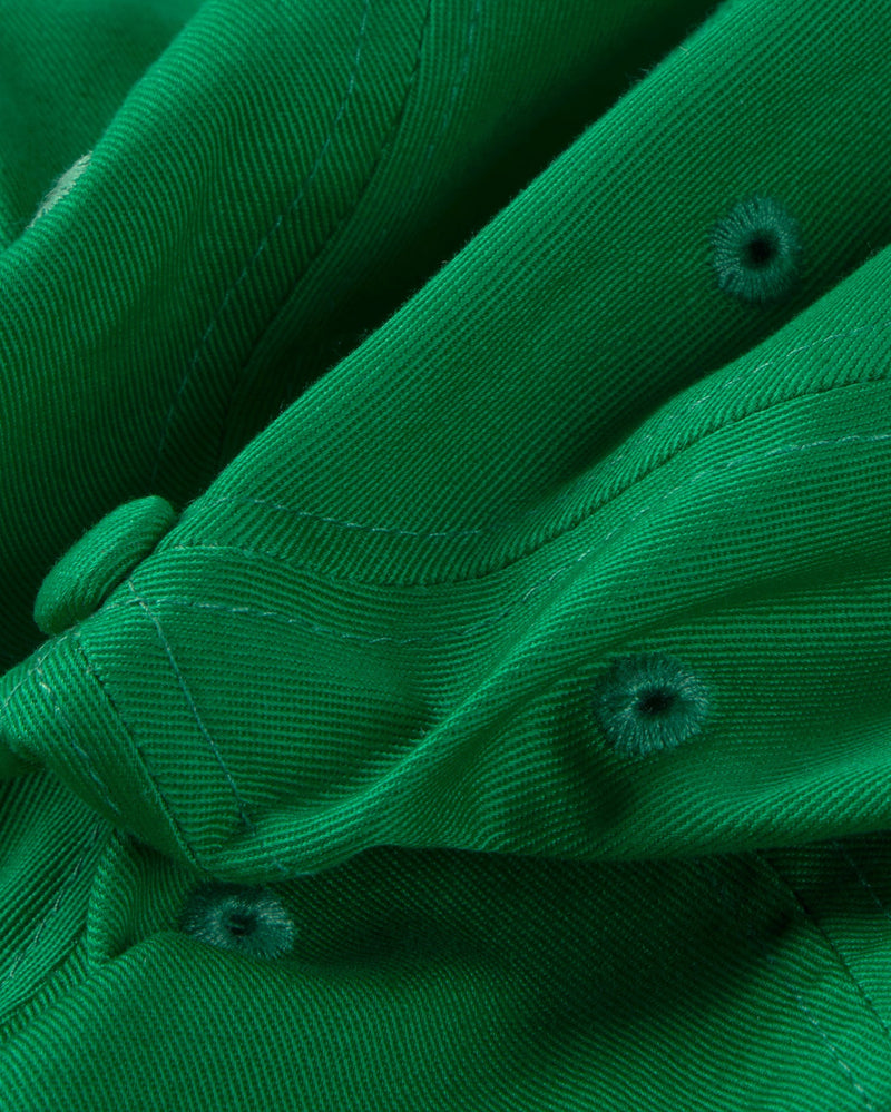 Gorra verde classic sol Chris sostenible - silueta 5