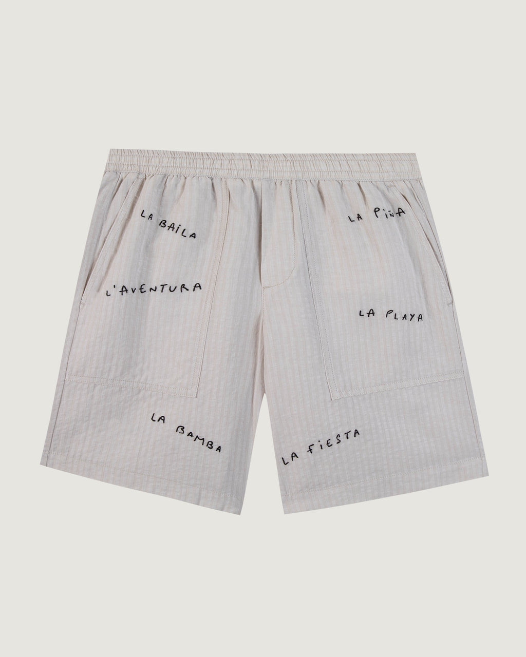 "Linen And Cotton" Guignier Seersucker Trousers - Men