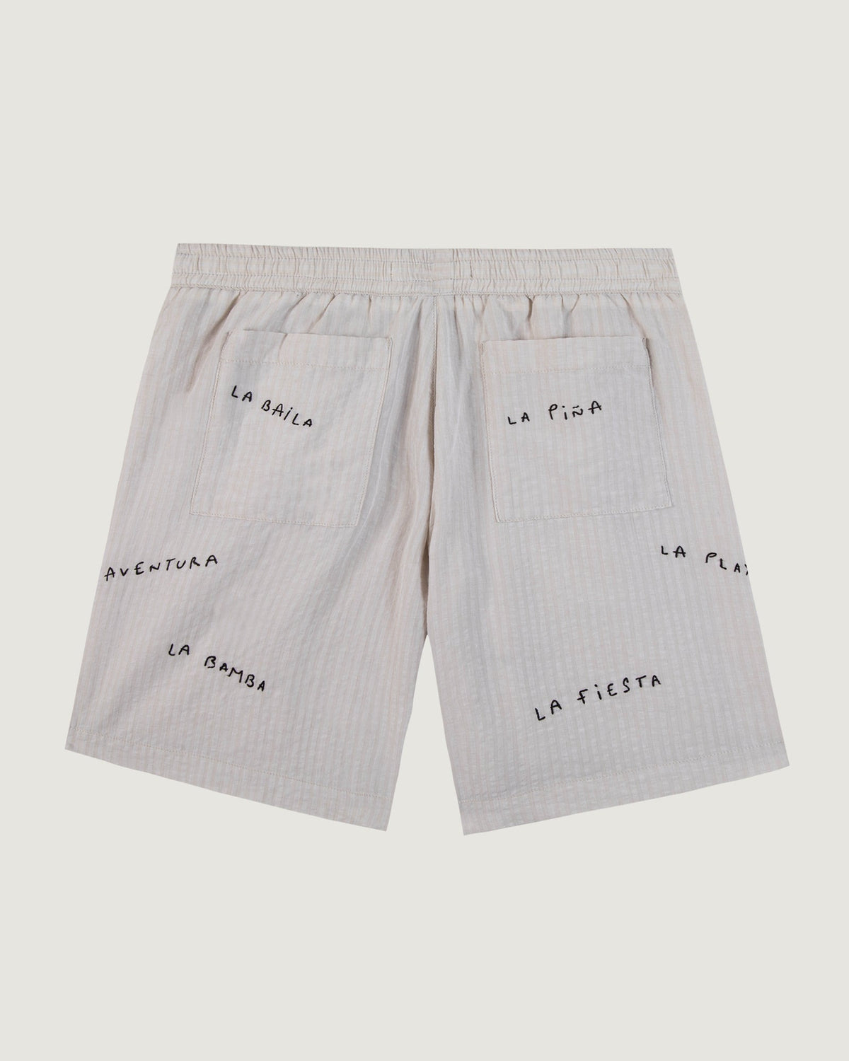 "Linen And Cotton" Guignier Seersucker Trousers - Men