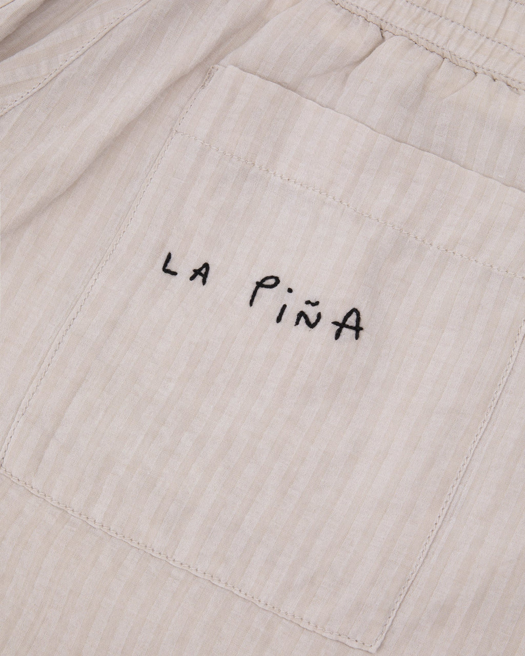 "Linen And Cotton" Guignier Seersucker Trousers - Men