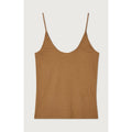 Camiseta de Tirantes Finos Cuello Redondo - Moca - Mujer