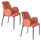 Tjarda - Dining Room Chair - Iron - Old Rose