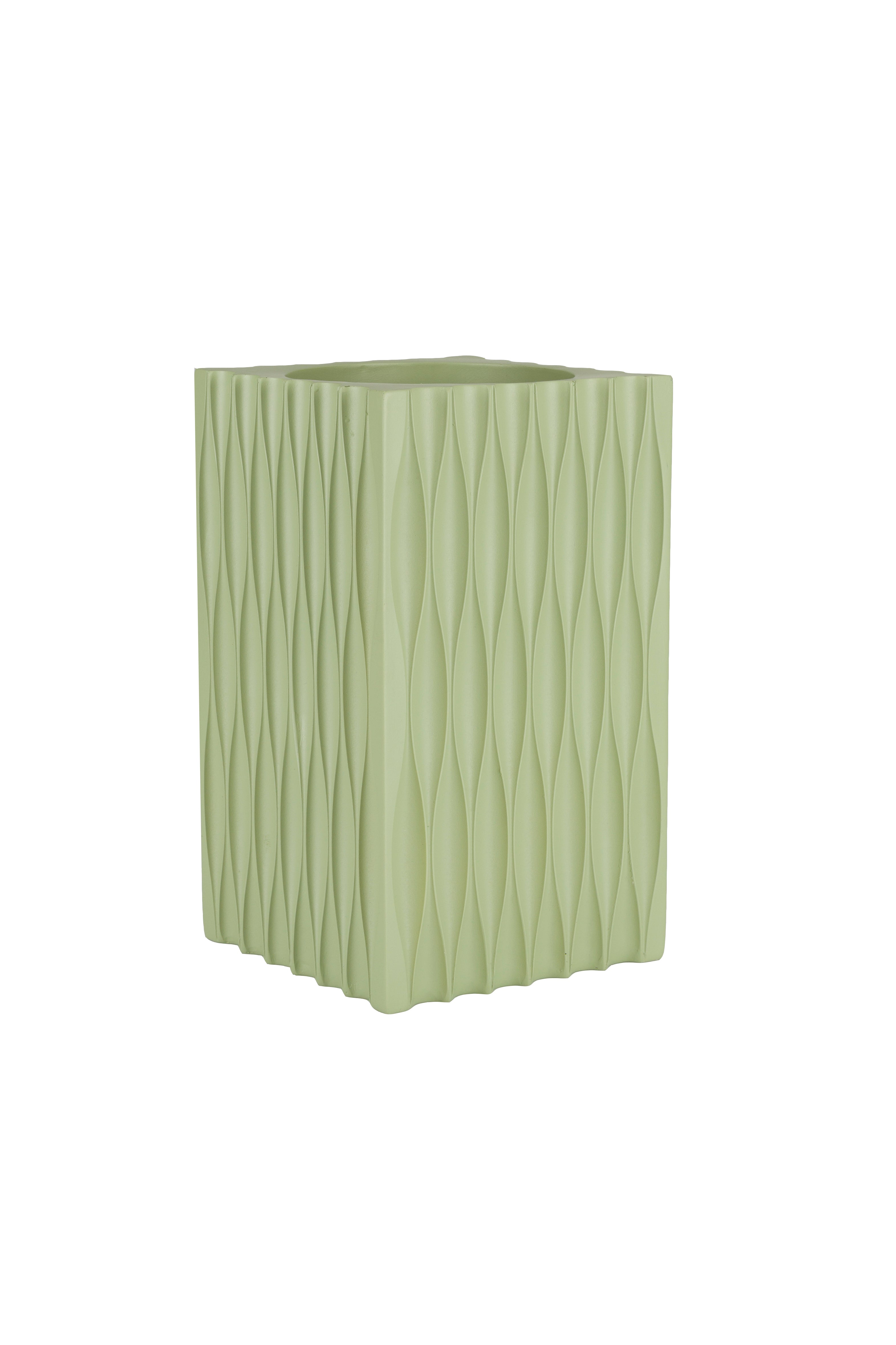 Riley - Vase - Resin - Stone Green