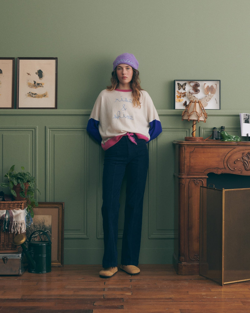 "Rise And Shine" Buzelin Cashmere Sweater