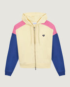 "Heart Patch" Gesvres Zip-Up Hoodie