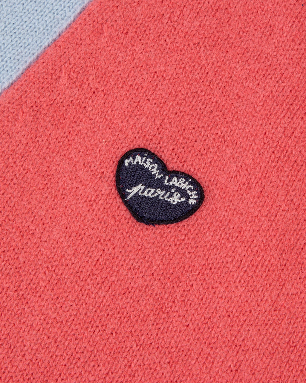 Jersey "Parche Corazón" Glizières de lana de cordero y cachemira