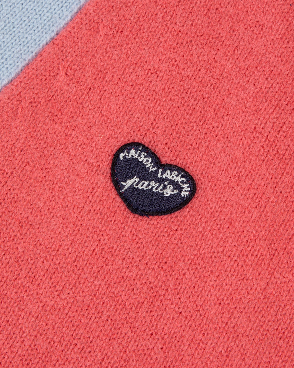 Jersey "Parche Corazón" Glizières de lana de cordero y cachemira