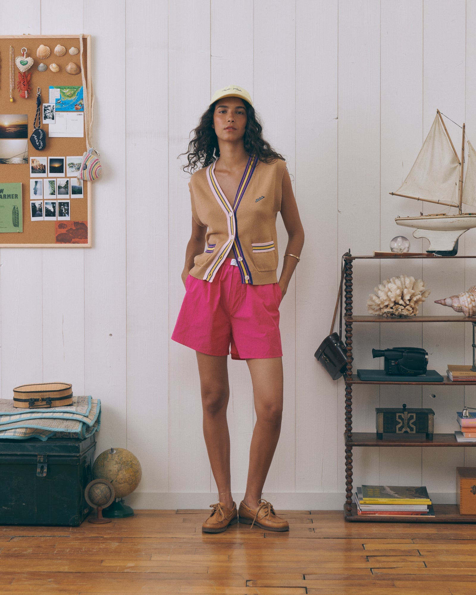 Sleeveless Cardigan "Labiche" Gossec