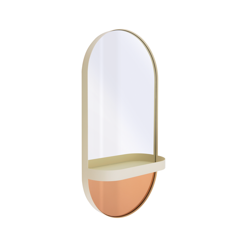 Wall mirror - Crème